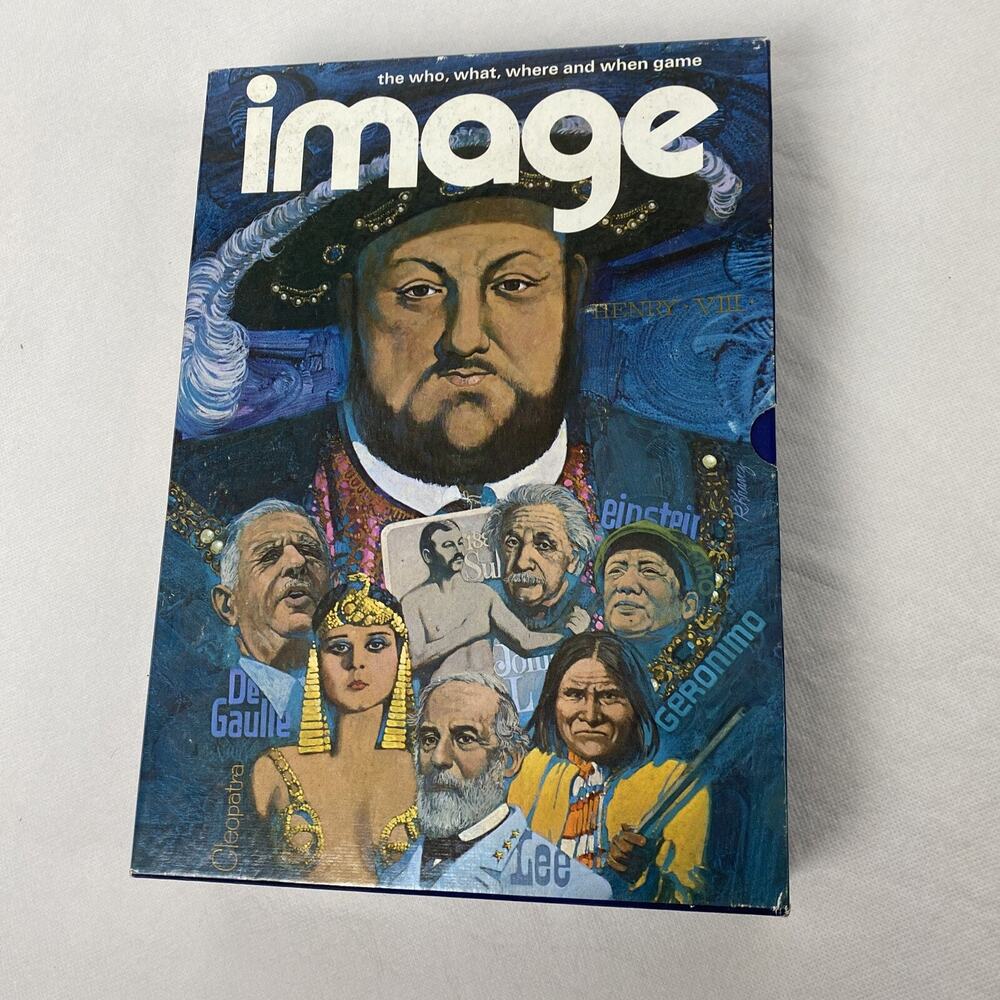 Image Board Game, Vintage 1972, Trivia Board Game, Complete No Missing Pieces